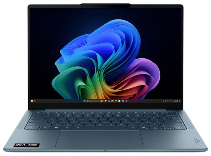2K Ultra HD Notebook 35,6 cm (14 Zoll) 2880 x 1800 Pixel 1 TB SSD Windows 11 Home AMD Ryzen 7 max. 5 GHz  Yoga Slim 7 14AKP10 Copilot+ (Türkis) 