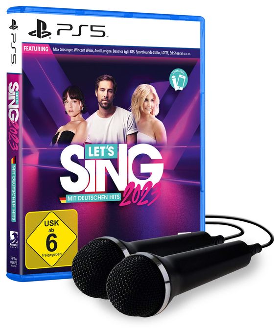 Let's Sing 2023 German Version [+ 2 Mics] (PlayStation 5) 