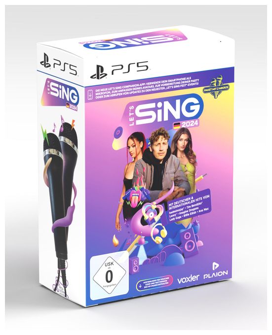 Let's Sing 2024 German Version [+ 2 Mics] (PlayStation 5) 