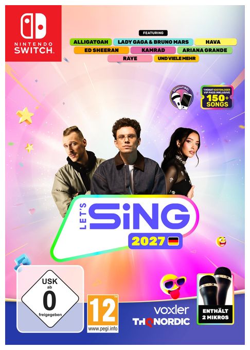 Let's Sing 2027 - mit deutschen Hits - 2 Mic Bundle (Nintendo Switch) 