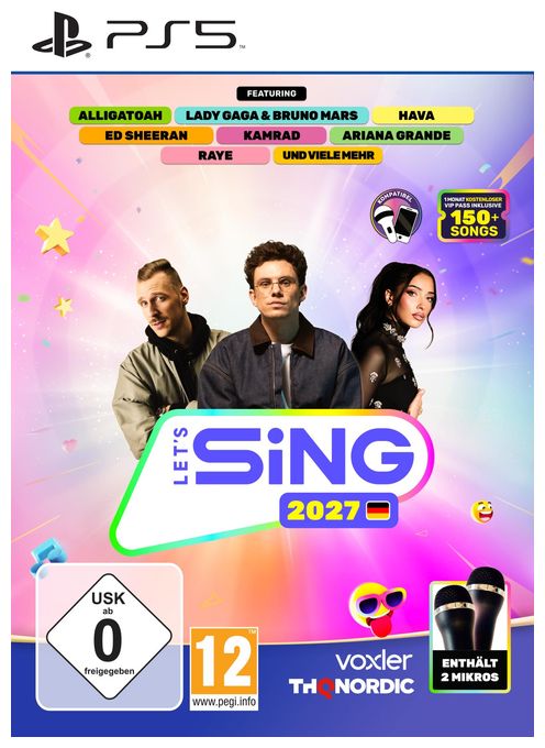 Let's Sing 2027 - mit deutschen Hits - 2 Mic Bundle (PlayStation 5) 