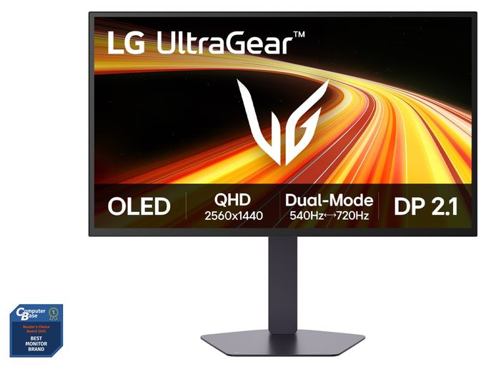 Quad HD Monitor 68,6 cm (27 Zoll) 16:9 0,03 ms 335 cd/m²  27GX790B-B (Schwarz) 