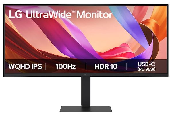 Quad HD Monitor 86,4 cm (34 Zoll) 21:9 5 ms 300 cd/m²  34U650A-B (Schwarz) 