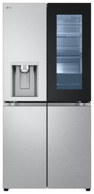 Side-by-Side Kühl-/ Gefrierkombination 288 l / 220 l 314 kWh NoFrost 1787 mm x 835 mm  GMG861MBAE (Schwarz, Edelstahl) 