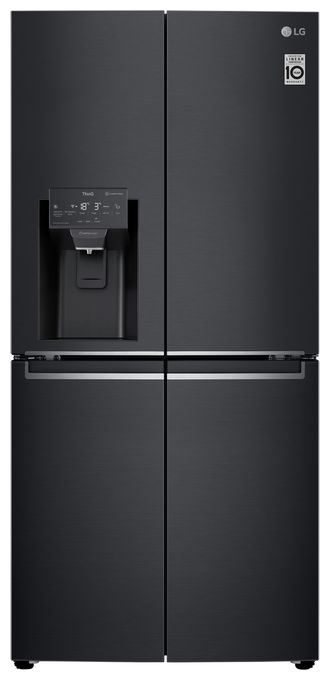 Side-by-Side Kühl-/ Gefrierkombination 286 l / 220 l 314 kWh NoFrost 1787 mm x 835 mm  GML844MCAE (Schwarz) 