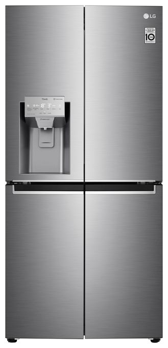 Side-by-Side Kühl-/ Gefrierkombination 286 l / 220 l 314 kWh NoFrost 1787 mm x 835 mm  GML844PZAE (Edelstahl) 