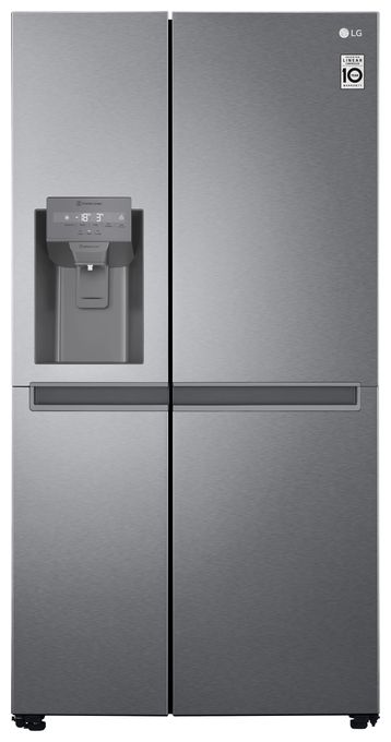 Side-by-Side Kühl-/ Gefrierkombination 416 l / 218 l 349 kWh NoFrost 1790 mm x 913 mm  GSLV31DSXE (Graphit) 