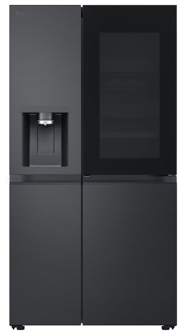 Side-by-Side Kühl-/ Gefrierkombination 407 l / 221 l 276 kWh NoFrost 1790 mm x 913 mm  GSXE90EVDD (Schwarz) 