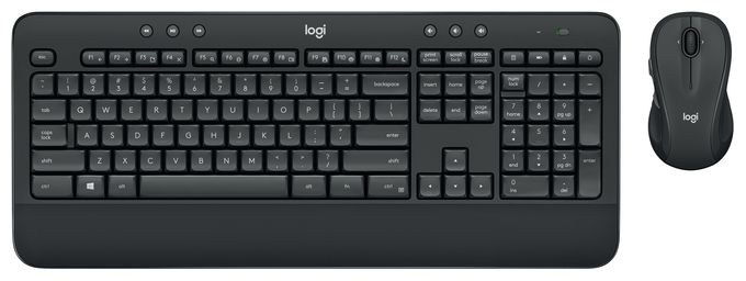 Universal Tastatur USB 2.4 GHz  Advanced Wireless Combo (Schwarz) 