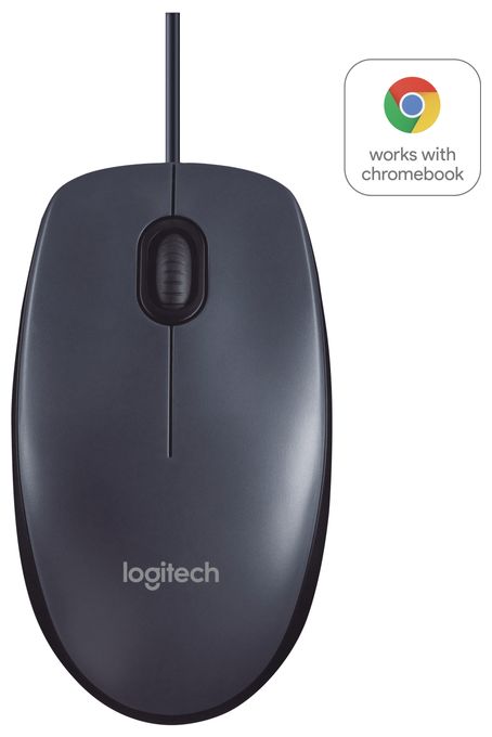 800 DPI Büro Maus Optisch  B100 (Schwarz) 