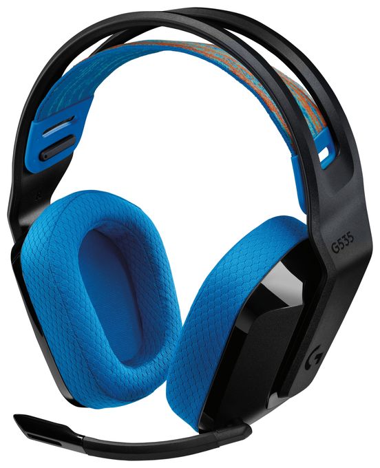 Over Ear Kopfhörer kabellos 33 h Laufzeit  535 (Schwarz, Blau) 