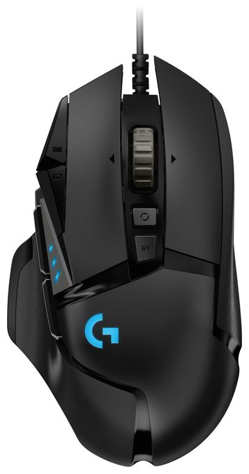 25600 DPI Gaming Maus Optisch  G502 Hero (Schwarz) 