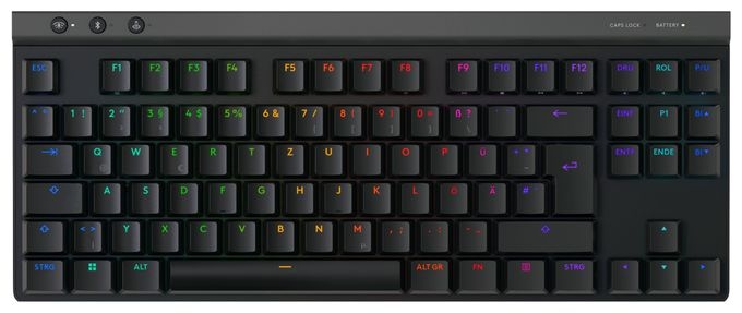 RGB-LED Gaming Tastatur RF Wireless + Bluetooth 2.4 GHz  G515 (Schwarz) 