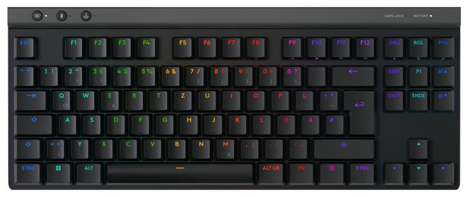 RGB-LED Gaming Tastatur QWERTZ RF Wireless + Bluetooth  G515 GL Linear (Schwarz) 