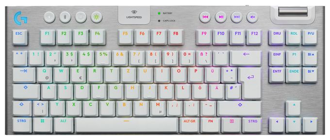 LED Gaming Tastatur USB + RF Wireless + Bluetooth  G915X Lightspeed (Weiß) 