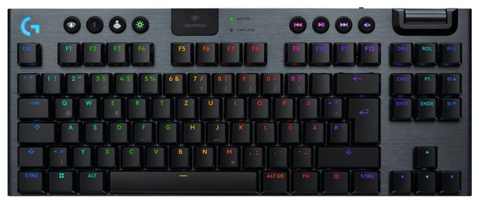 LED Gaming Tastatur USB + RF Wireless + Bluetooth  G915X Lightspeed (Schwarz) 
