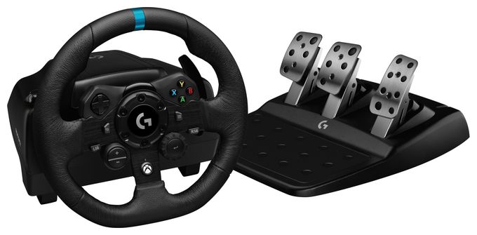 Lenkrad + Pedale + Joystick für Xbox, Xbox One, Xbox Series S, Xbox Series X  G923SE (Schwarz) 