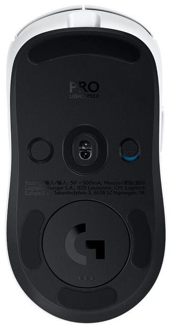 32000 DPI Gaming Maus Optisch  Pro 2 Lightspeed (Weiß) 