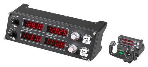 Analog / Digital Flugsimulation für PC  Pro Flight Radio Panel (Schwarz) 