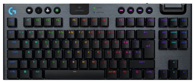LED Gaming Tastatur USB + RF Wireless + Bluetooth  G915X Lightspeed (Schwarz) 