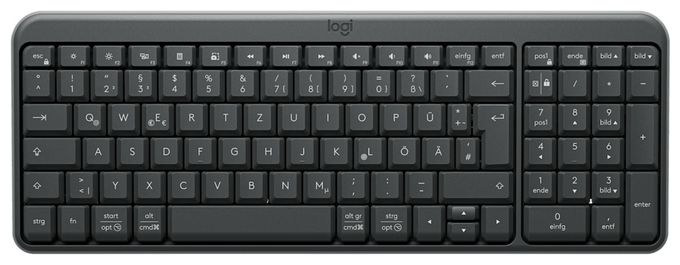 Universal Tastatur RF Wireless + Bluetooth 2.4 GHz  K250 Compact Bluetooth (Graphit) 