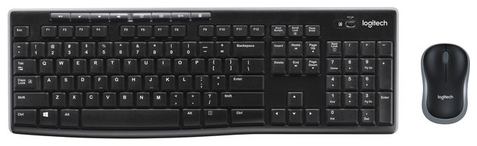 Home Tastatur RF Wireless 2.4 GHz  MK270 (Schwarz) 