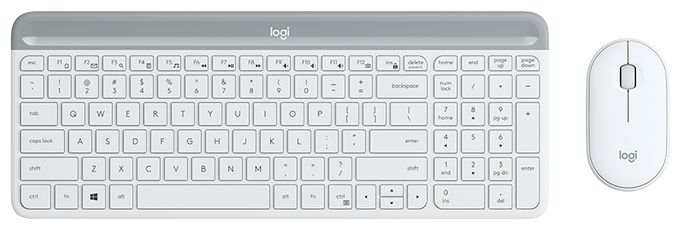 Universal Tastatur RF Wireless 2.4 GHz  MK470 (Weiß) 