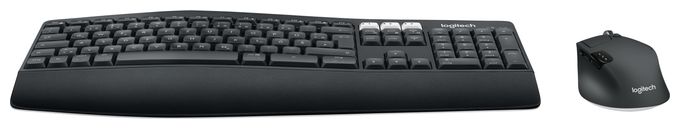 Universal Tastatur RF Wireless + Bluetooth 2.4 GHz  MK850 (Schwarz) 