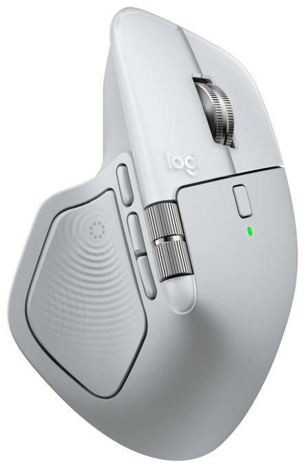 8000 DPI Büro Maus Laser  MX Master 4 for Mac (Silber, Weiß) 