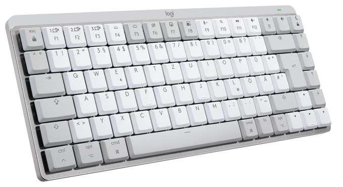 LED Büro Tastatur RF Wireless + Bluetooth 2.4 GHz  MX Mini Mechanical for Mac (Grau) 