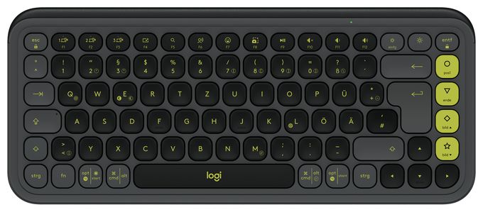 Universal Tastatur Bluetooth  POP Icon Keys (Graphit) 