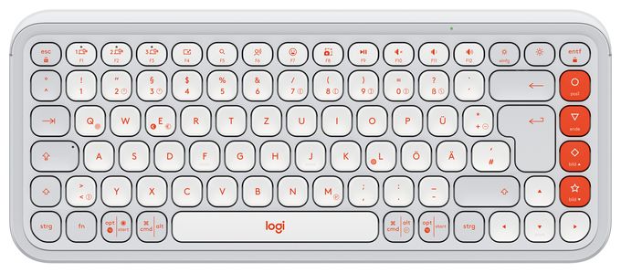 Universal Tastatur Bluetooth  POP Icon Keys (Weiß) 