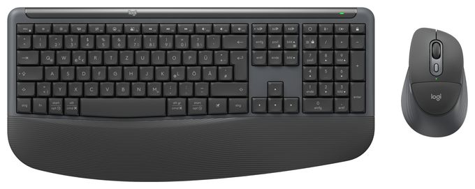 Universal Tastatur RF Wireless + Bluetooth 2.4 GHz  MK880 Signature Comfort Plus Combo (Graphit) 