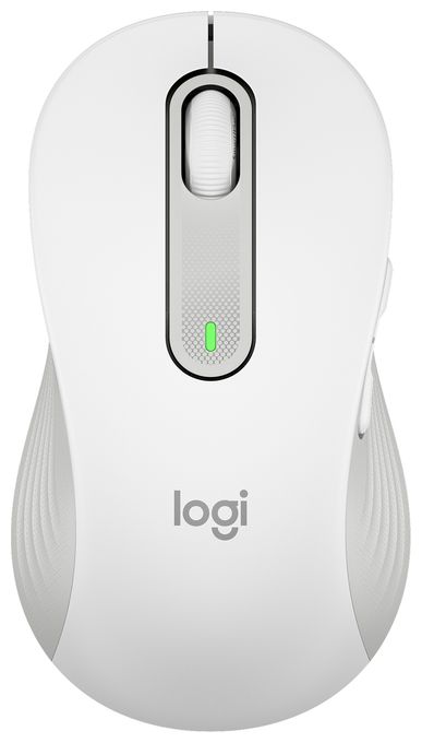 4000 DPI Büro Maus Optisch  Signature M650 L Left (Weiß) 