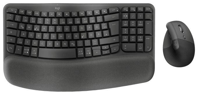 Universal Tastatur Bluetooth  Wave Keys and Lift Combo (Graphit) 