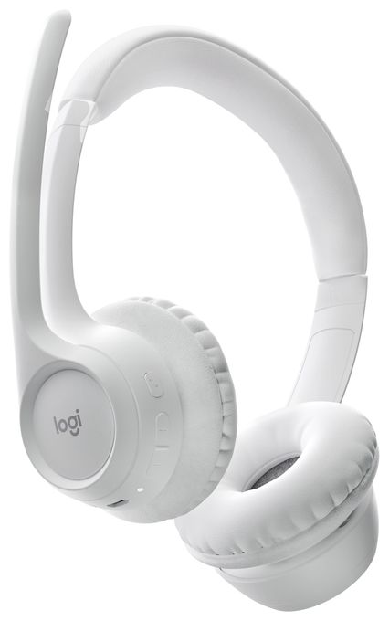 Ohraufliegender Bluetooth Kopfhörer kabellos 20 h Laufzeit  Zone 300 (Weiß) 