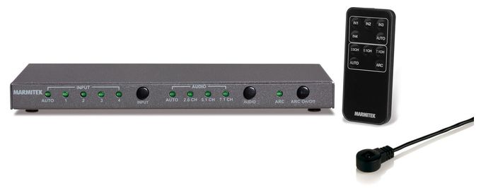 Connect 621 UHD 2.0 - HDMI Switch 4K 60Hz - 4 Eingänge / 1 Ausgang 