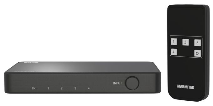 Connect 740 – HDMI-Switch 8K 60 Hz – 4K 120 Hz – HDMI 2.1 – 4 Eingänge / 1 Ausgang 