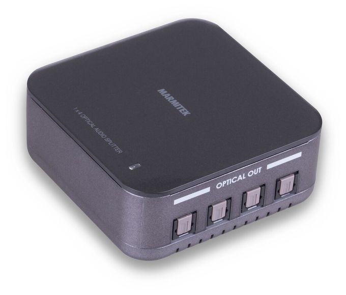 Split TS14 - Toslink-Splitter - 1 Eingang / 4 Ausgänge 