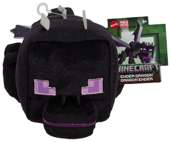 Minecraft Enderdrache Plüschfigur, ca. 20 cm große, weiche Puppe zum Sammeln, vom Videospiel inspiriert 