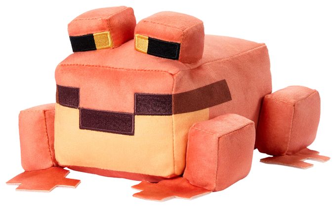 Minecraft Plüschfrosch-Spielzeug, ca. 20 cm große weiche Figur, vom Videospiel inspirierter Charakter 