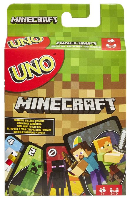 Uno Minecraft Kartenspiel bis zu 10 Spielern ab 7 Jahr(e) 
