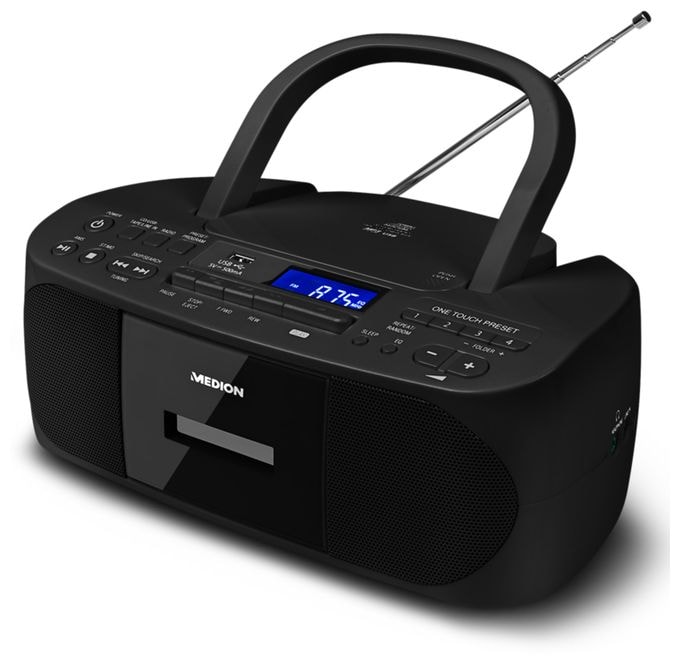 FM Radio Tragbar  Life E64070 (Schwarz) 