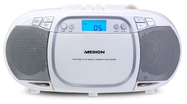 AM, FM Radio Tragbar  Life E66476 (Weiß) 