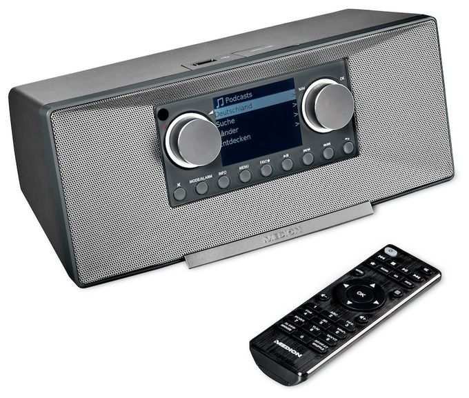 Bluetooth DAB+, FM Radio Internet  Life P85333 (Grau) 