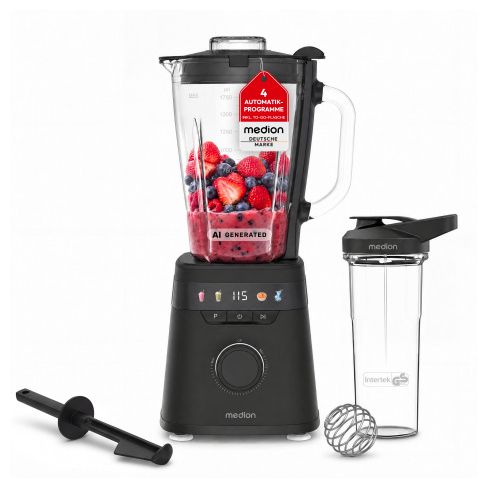 2 l Standmixer 900 W  MD 100105 (Schwarz) 