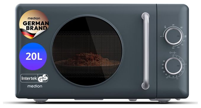 Standgeräte Solo 800 W Größe: klein 5 Stufen Grill  MD100119 (Grau) 