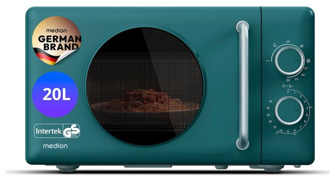 Standgeräte Solo 800 W Größe: klein 5 Stufen Grill  MD100119 (Farbe Petrol) 