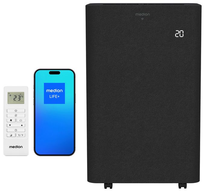 mobile Klimaanlage EEK: A  MD100139 (Schwarz) 