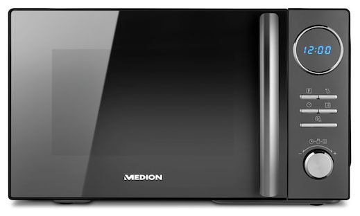 Freistehende Mikrowelle 900 W Größe: mittel 5 Stufen Grill  MD11493 (Schwarz) 